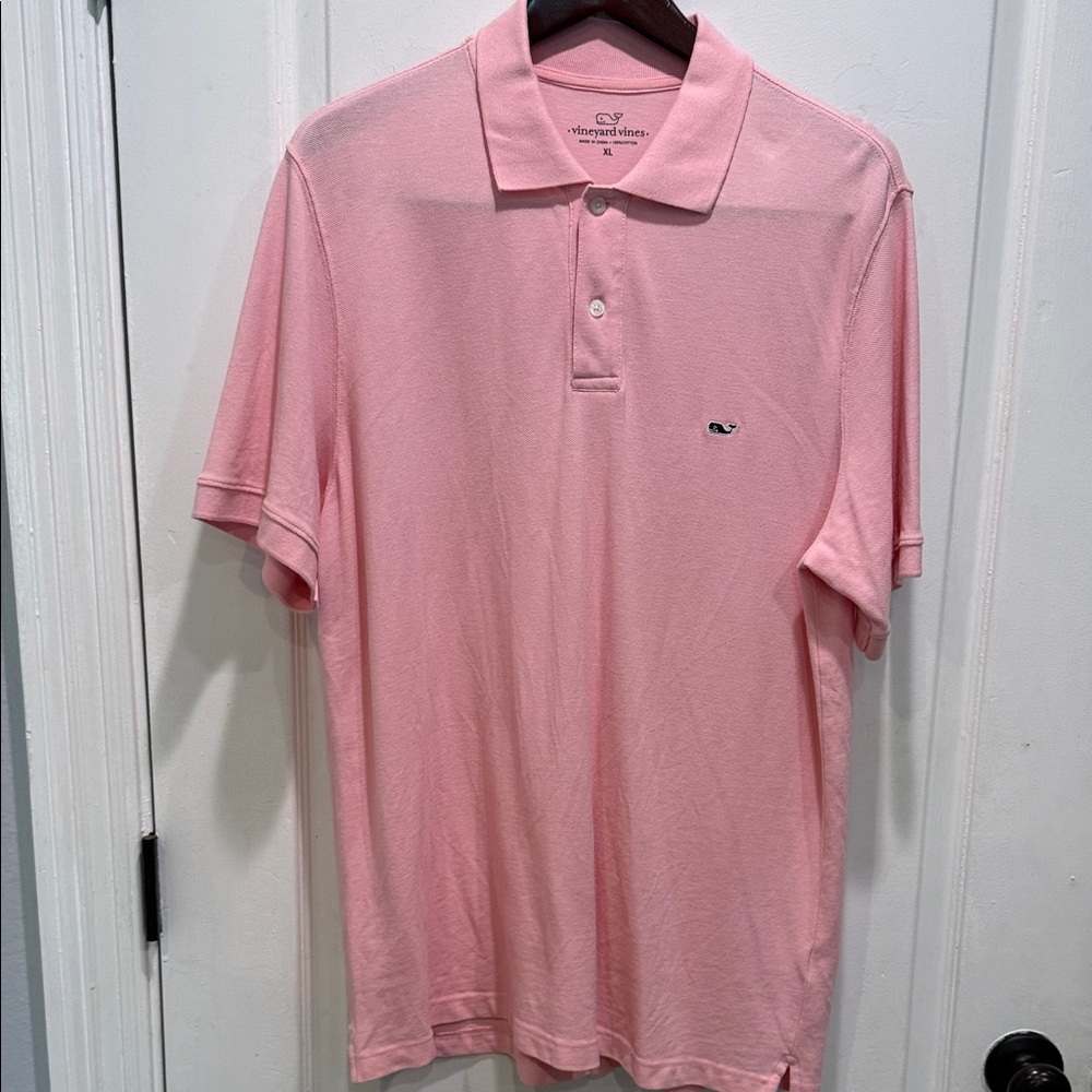 Vineyard Vines Soft Pink Polo Shirt